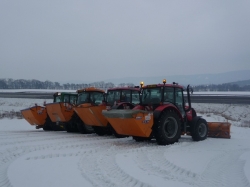 Posyp komunikací posypovou solí